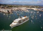 ID 1412 EUROPA (1999/28437grt/IMO 9183855) in Auckland, New Zealand for the Louis Vuitton/Americas Cup regatta.